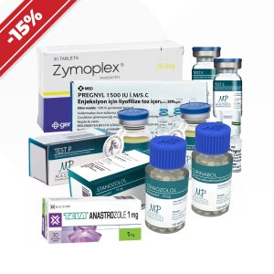 Ein Kurs zur Steigerung der Kraft und zum Aufbau fettfreier Muskelmasse. Methandrostenolon + Testosteron
