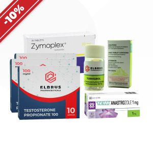 Ein kurzer Kurs für den Aufbau schlanker Muskelmasse. Turinabol + Testosteron