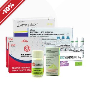Ein langfristiger Kurs zum Aufbau von Muskelmasse. Turinabol + Testosteron