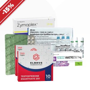 Langer Kurs zum Aufbau von Muskelmasse. Anapolon + Testosteron